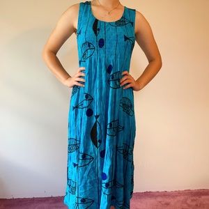 Blue Fish Sundress
